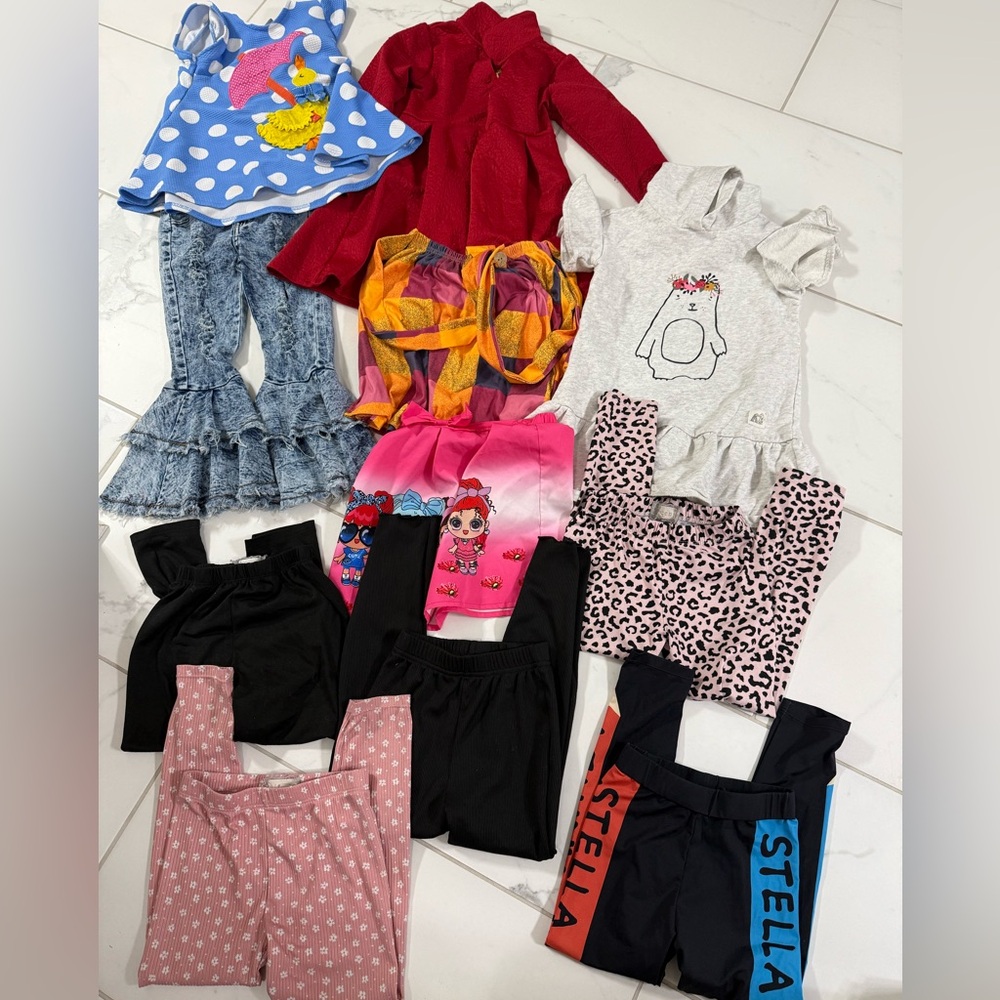 Girl Kids Bottoms Assorted Colors bundle 11 pcs